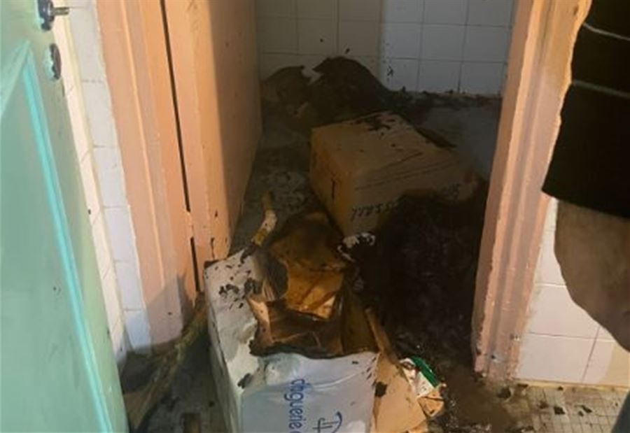 حريقٌ داخل مستشفى في البترون