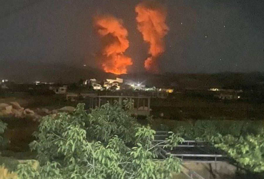 "غارات عنيفة" على بعلبك ليلاً