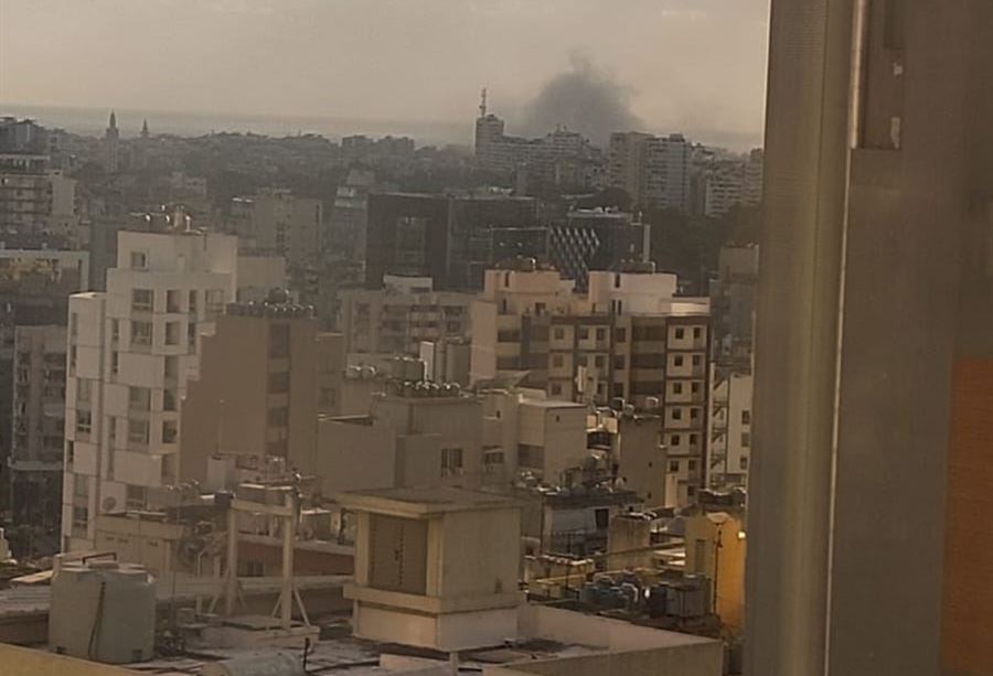 بالصور والفيديو: غارة عنيفة بين الجناح والاوزاعي