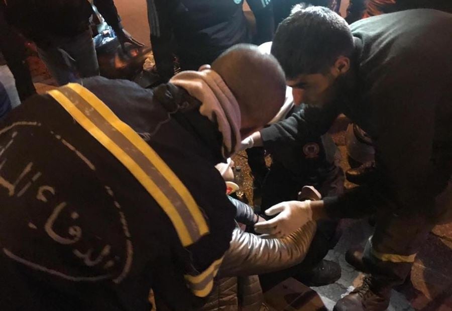 بالصورة: جريح اثر انزلاق دراجة نارية على اوتوستراد الاسد بالصورة: جريح اثر انزلاق دراجة نارية على اوتوستراد الاسد