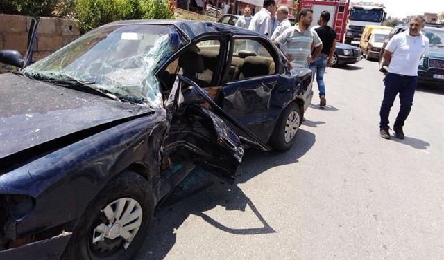 بالصور: جريحة نتيجة حادث سير في المنارة
