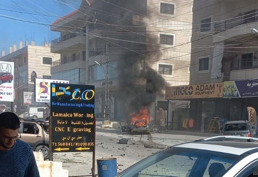 تفاصيل القصف على سيارة في بلدة المجادل... شخصية بارزة مستهدفة!