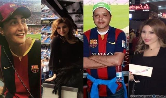 الفنانون العرب يحتفلون بفوز برشلونة