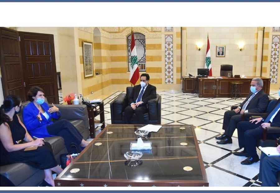 "الوضع العام" بين دياب والسّفيرة الفرنسيّة 