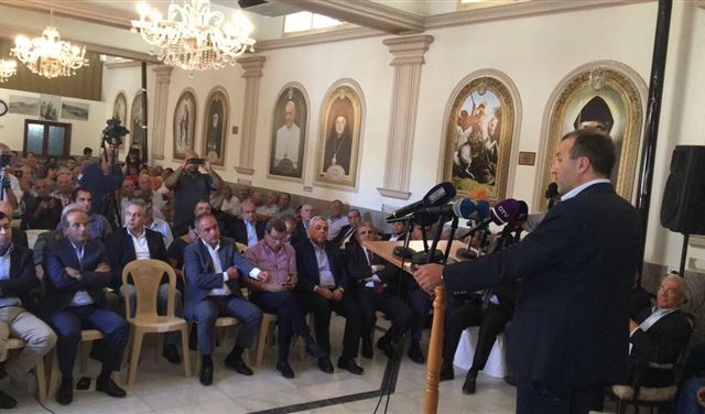 باسيل من البقاع: لا نريد اذنا من احد لتحرير ارضنا! باسيل من البقاع: لا نريد اذنا من احد لتحرير ارضنا!