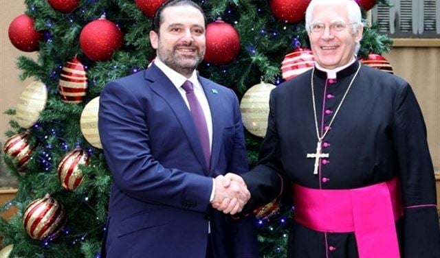 الحريري: نشكر البابا 