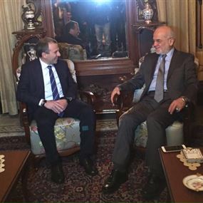 باسيل: امل في التعاون لما فيه خير للبنان والعراق 