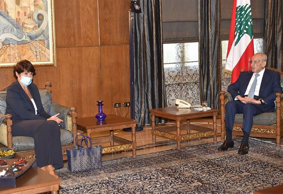الأوضاع العامة بين برّي والسفيرة الفرنسية
