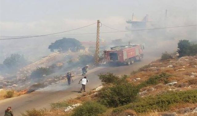 إخماد حريق في ديرنبوح الضنية