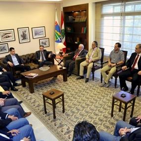 طوني فرنجيه لوفد نقابة اطباء الشمال: لجبه التحديات بحكمة