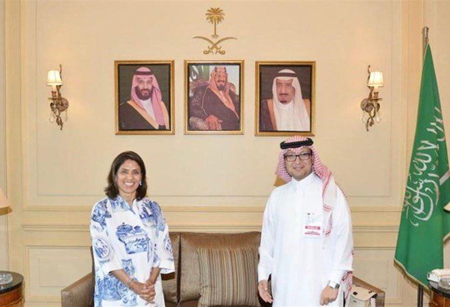 بخاري استقبل نائبة المبعوث الخاص إلى سوريا
