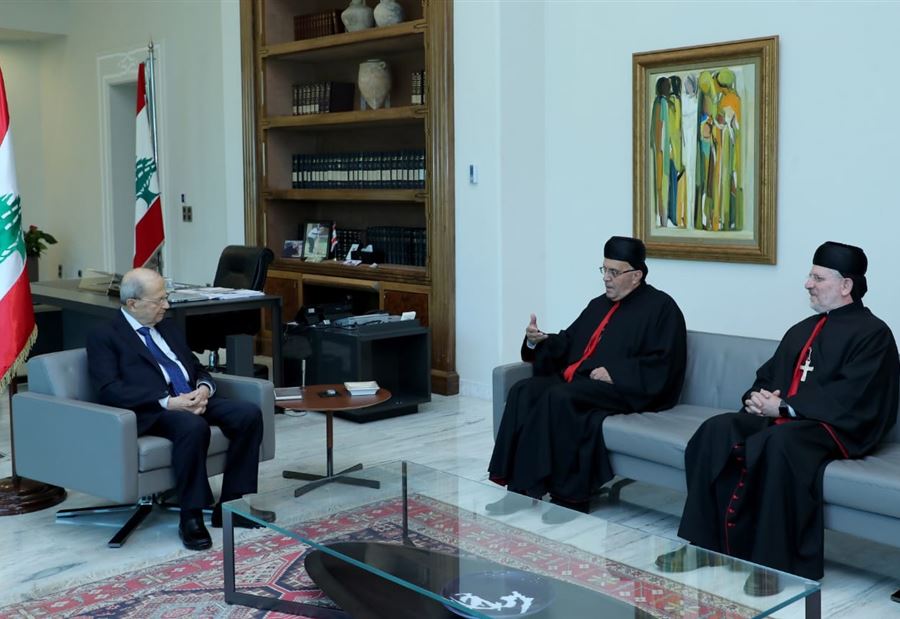 بعد الكثير من الجدل... المطران الحاج في بعبدا