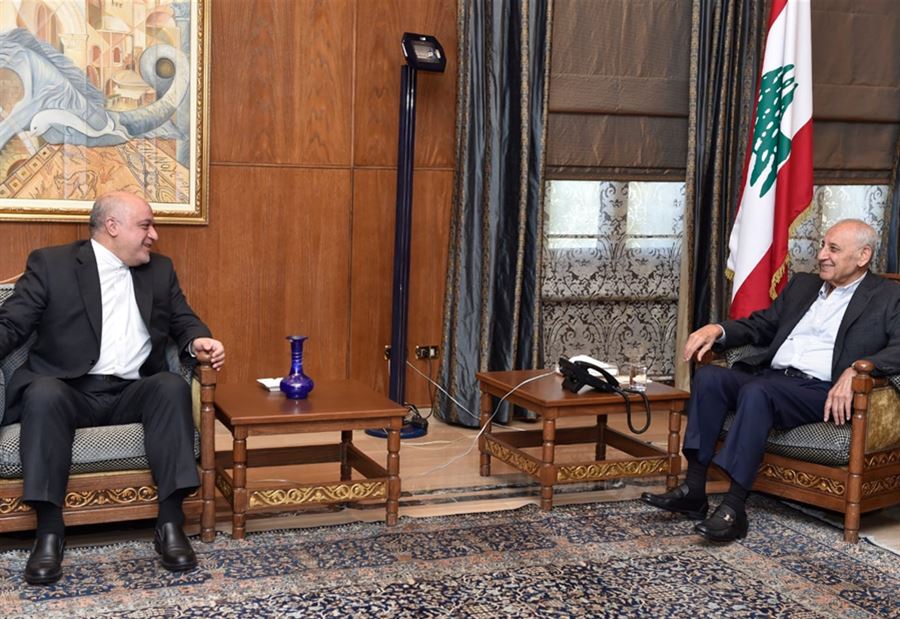 السفير الإيراني في عين التينة!