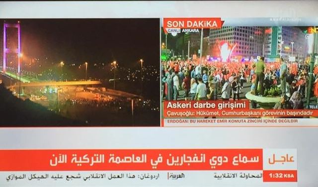 "سكاي نيوز" و"العربية" دعمتا المحاولة الانقلابيّة بتركيا 