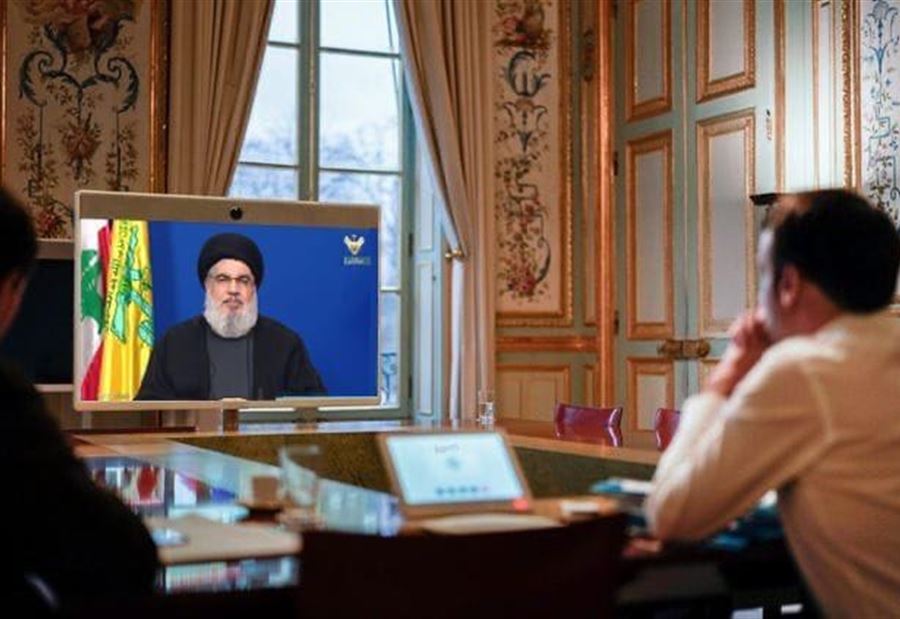 صورةٌ أثارت ضجّة... هذه حقيقة مشاهدة ماكرون لـ نصرالله 