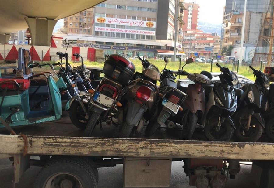 بالصورة: حجز دراجات الية مخالفة في الجديدة بالصورة: حجز دراجات الية مخالفة في الجديدة