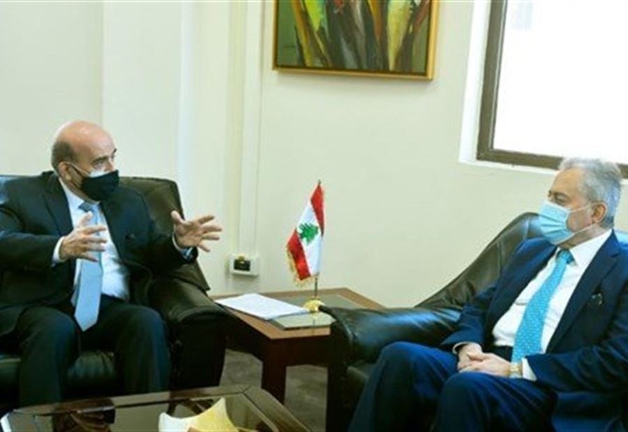 ترسيم المياه الإقليمية... مذكرة من وهبة الى السفير السوري