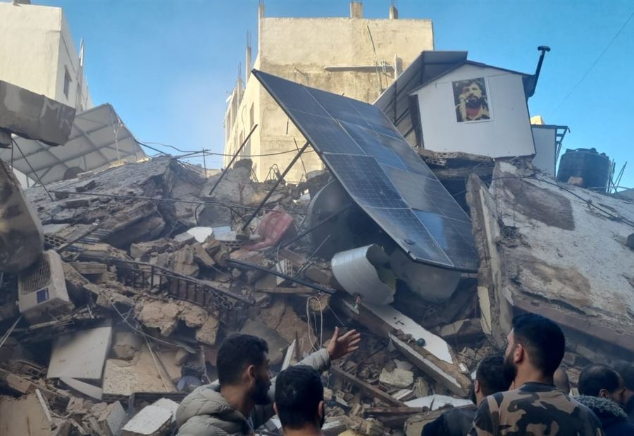بالفيديو: لحظة سقوط مبنى في منطقة الشويفات
