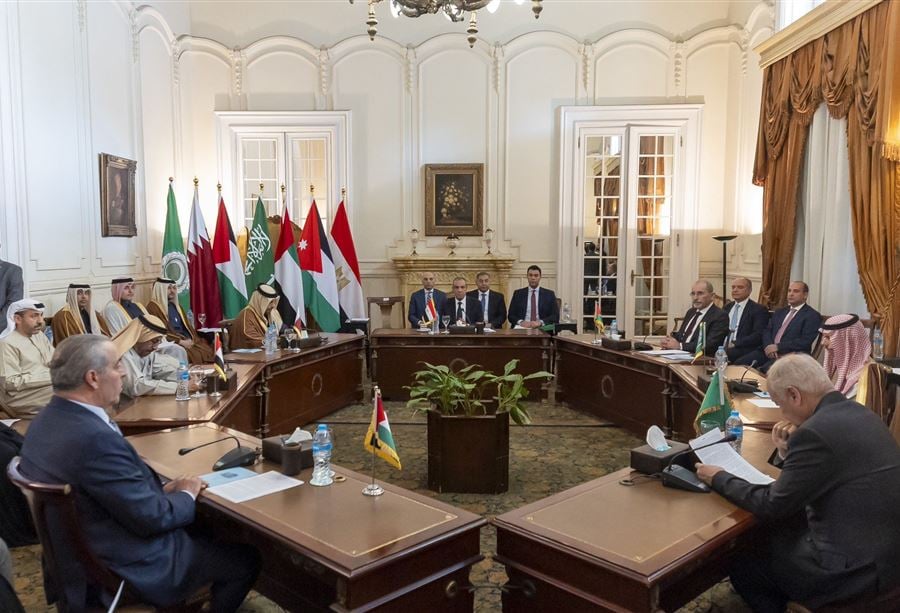 الاجتماع السداسي العربي: نرفض تهجير الفلسطينيين