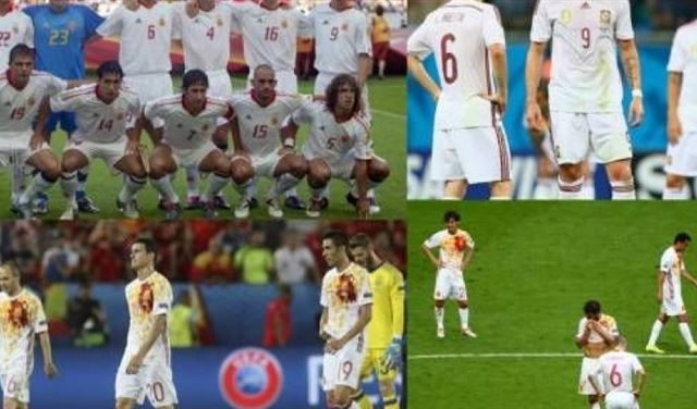 لعنة "القميص الأبيض" تلاحق المنتخب الإسباني