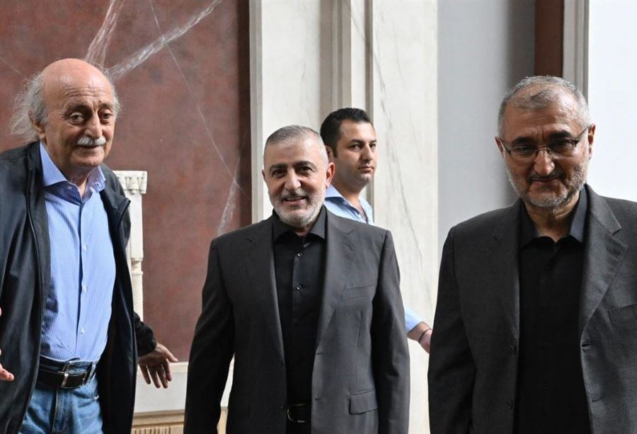 حزب الله بعد لقاء جنبلاط: انشالله من اليوم بصير في فرق!