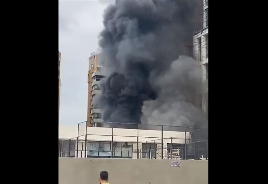 بالفيديو: حريق كبير في الجناح... وهلع بين السكّان