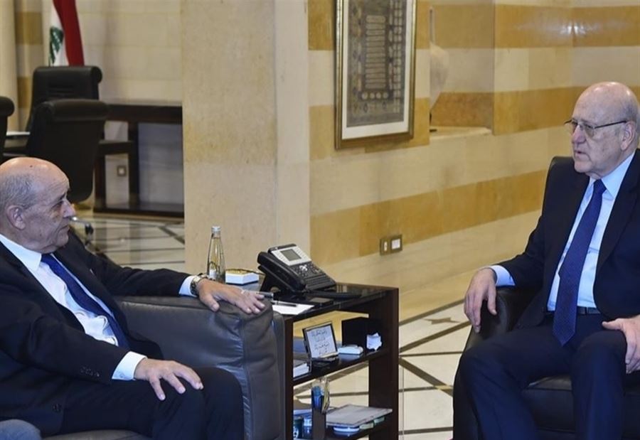 لقاء بين ميقاتي ولودريان... إليكم ما تم بحثه