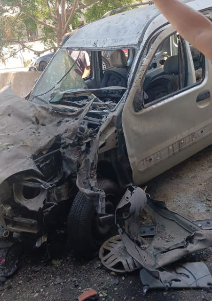 إصابات بِاستهداف سيارة ومنزل في عيتا الجبل (صورة)