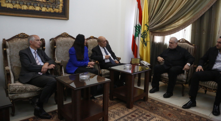بالصور: لودريان بضيافة رعد 