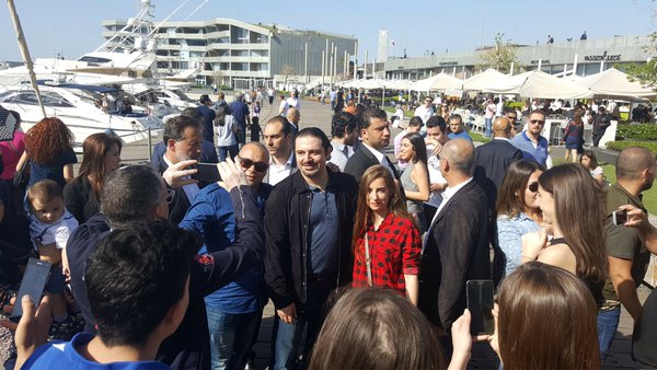 بالصور.. ماذا يفعل الحريري في "الزيتونة باي"؟