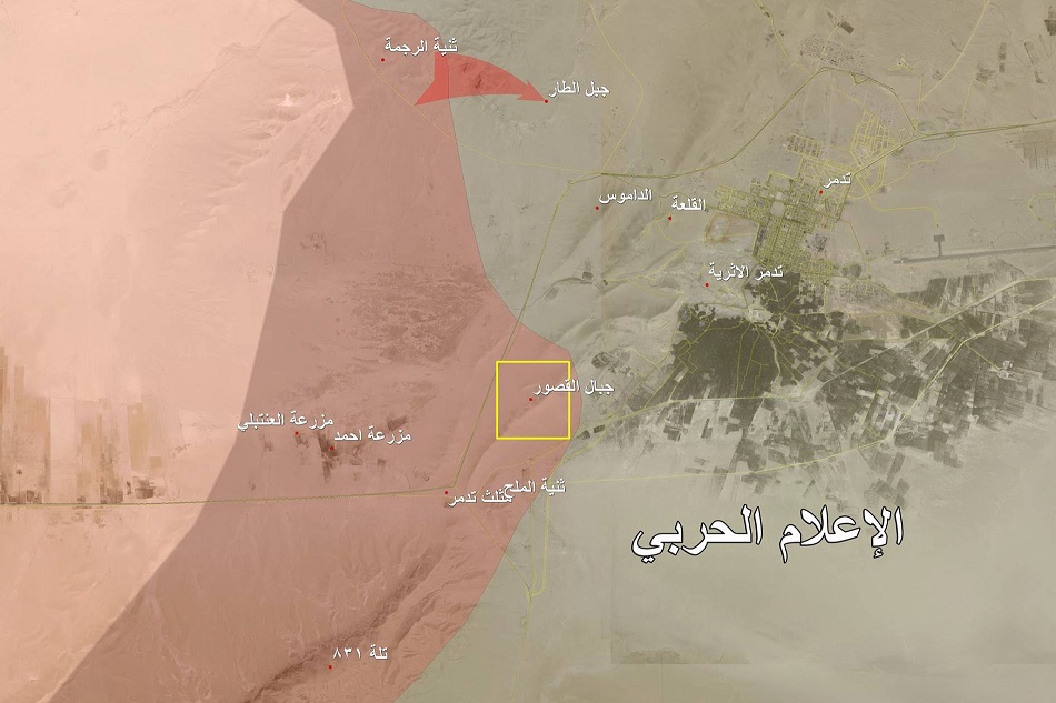 الجيش السوري يقترب من دخول تدمر