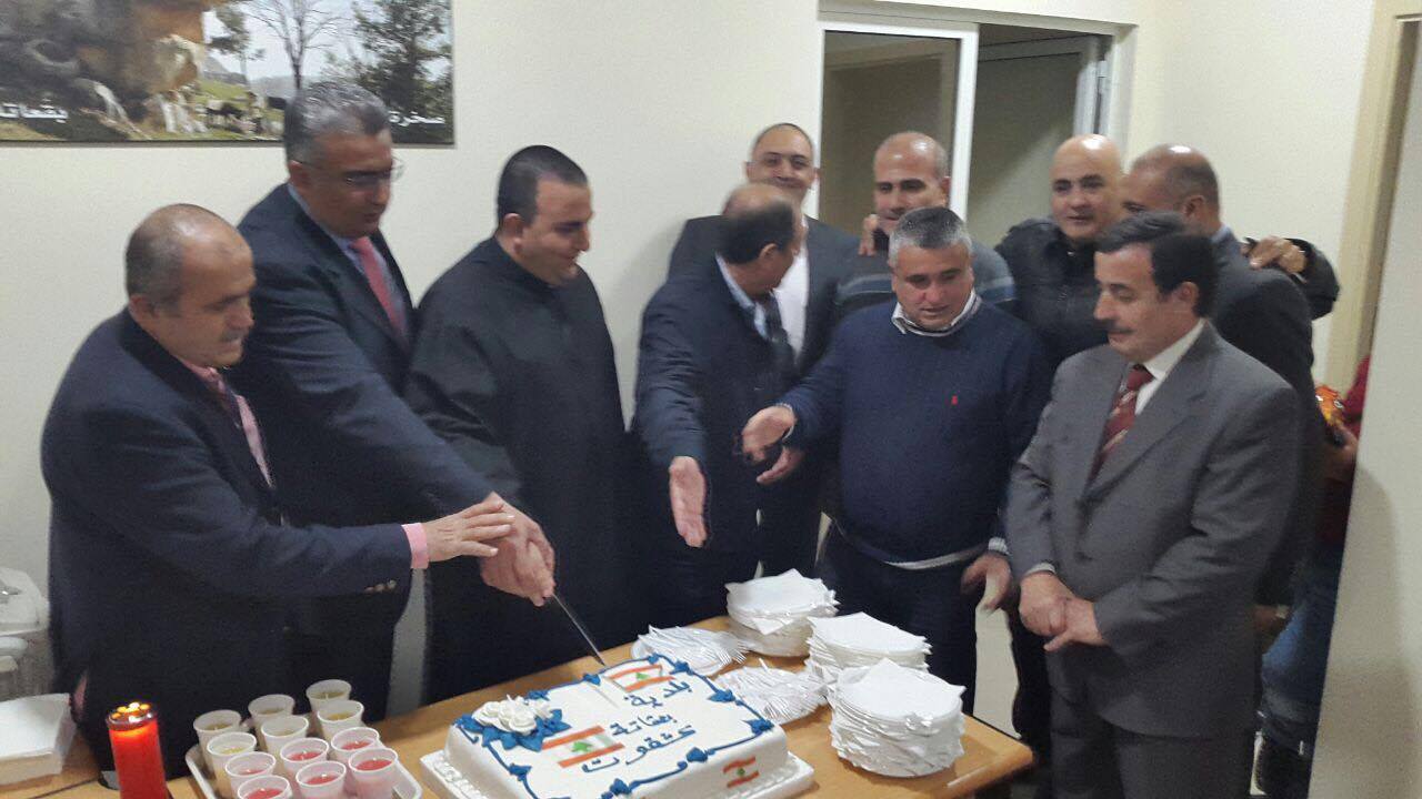 بالصور.. افتتاح المبنى الجديد لبلدية بقعاتة عشقوت 