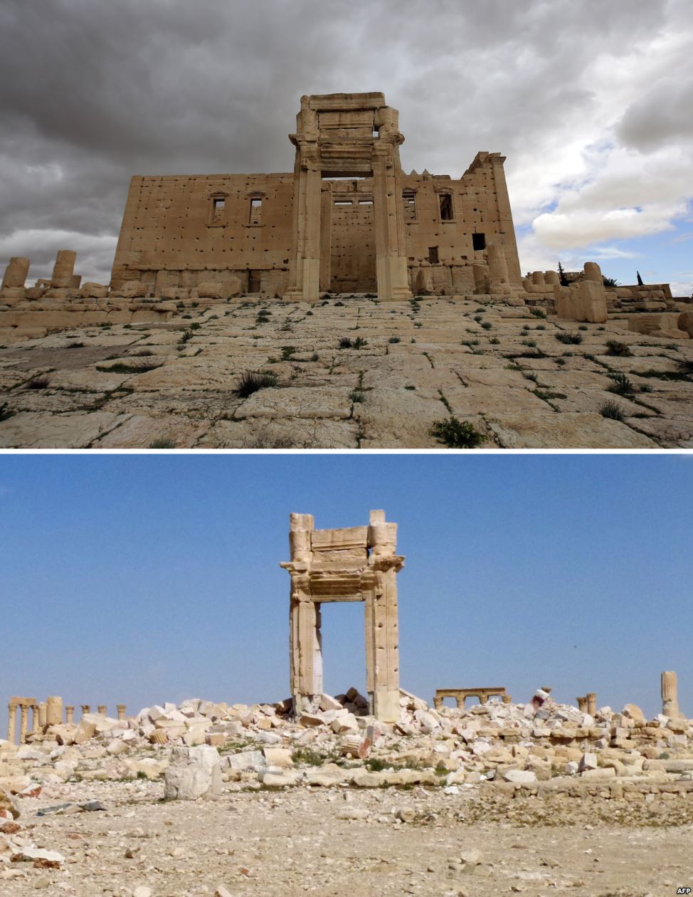بالصور.. تدمر: هذا ما فعله داعش!