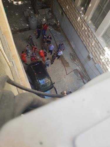 بالصور: موقوف رمى بنفسه من الطبقة الثالثة في قصر العدل بيروت