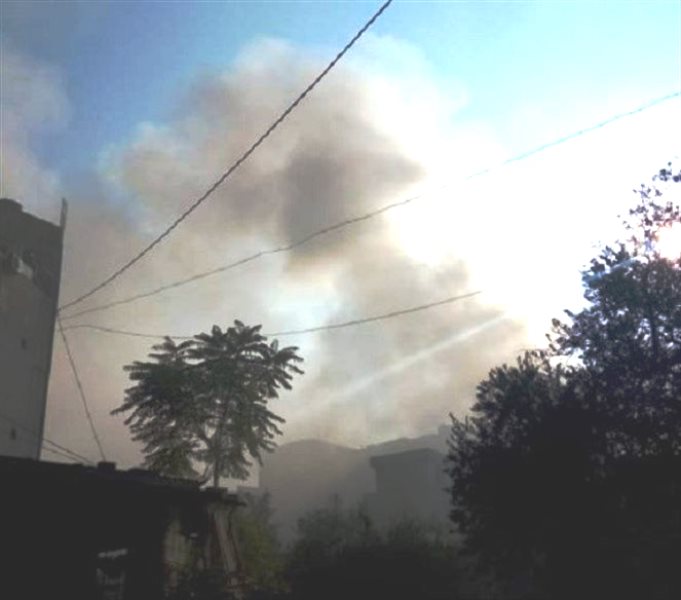 بالصور: انفجار قارورة غاز في جسر الباشا وسقوط جرحى  بالصور: انفجار قارورة غاز في جسر الباشا وسقوط جرحى