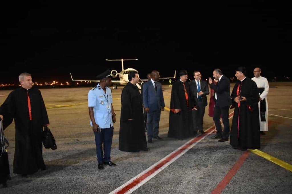 بالصور: وصول البطريرك الراعي الى الكوت ديفوار
