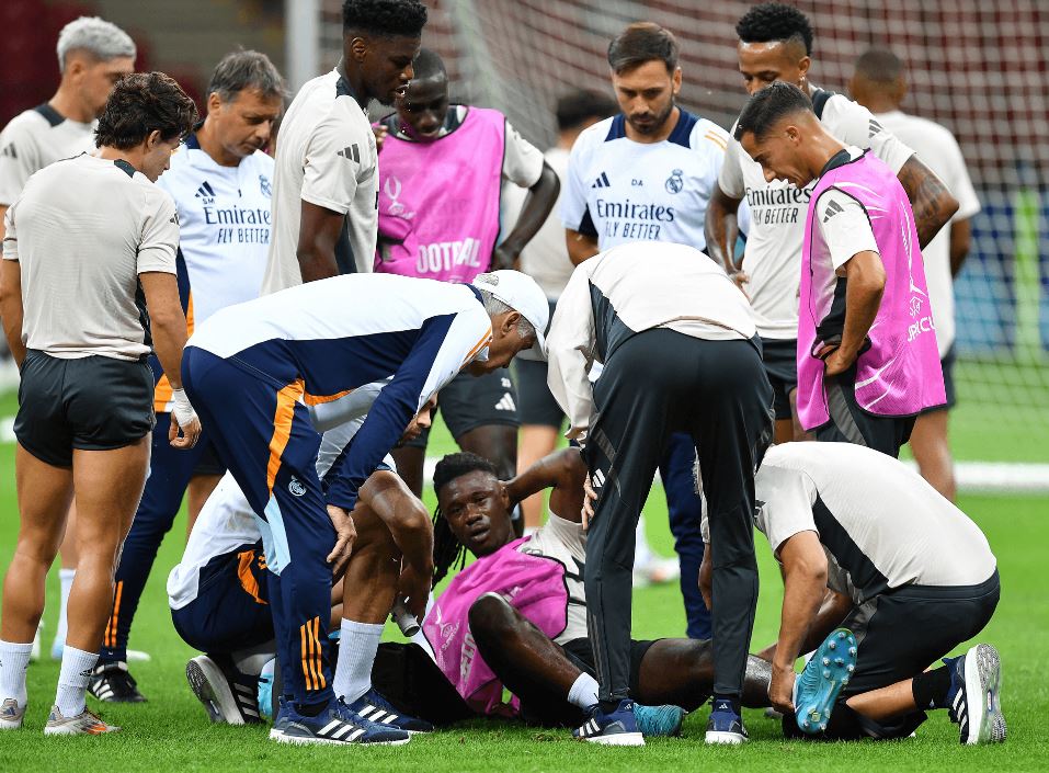 لاعب الريال يتعرّض للإصابة قبل مواجهة أتالانتا 