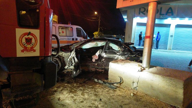 بالصور.. حادث سير على طريق رياق ينهي حياة ابن الـ 22 عاماً 