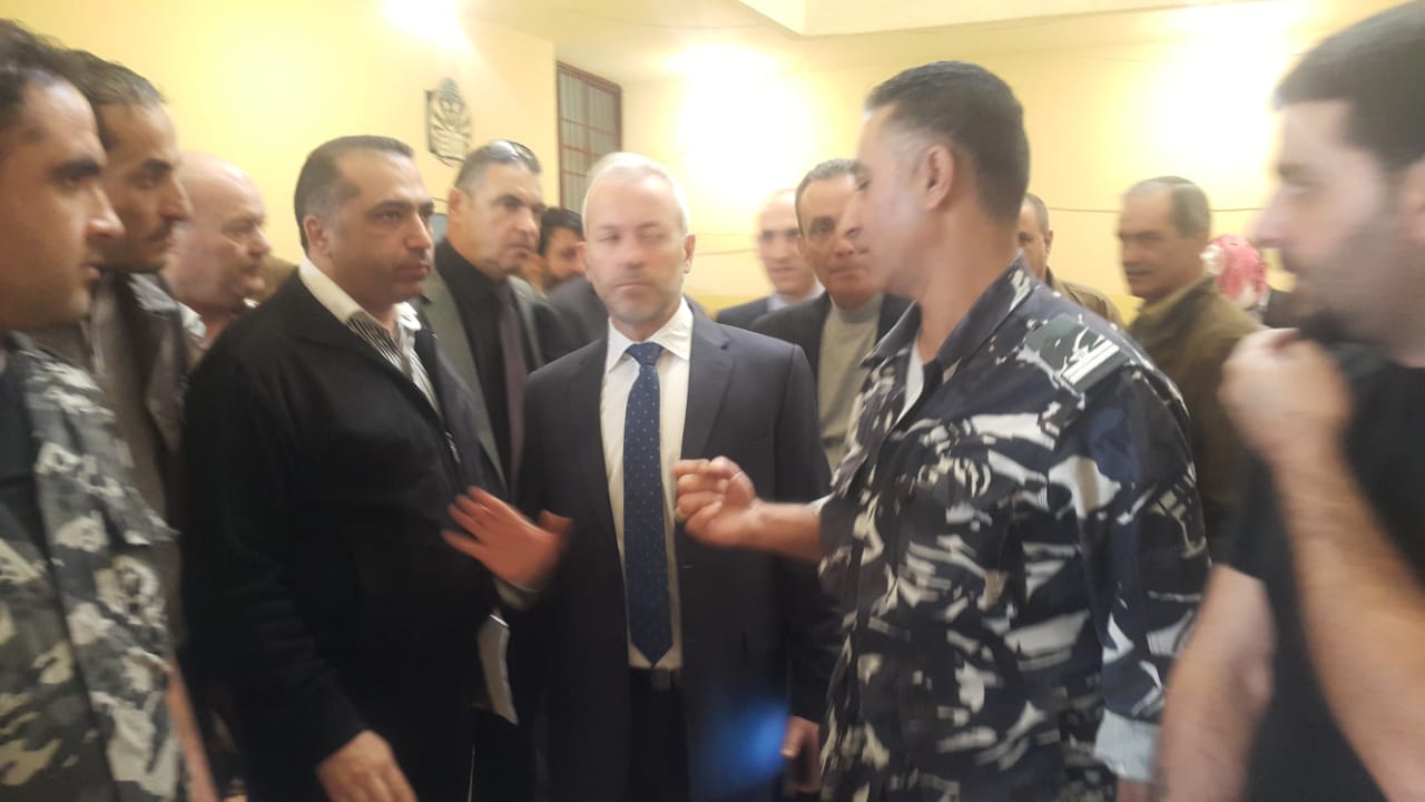 جولة لحبشي والحجيري في قصر عدل بعلبك