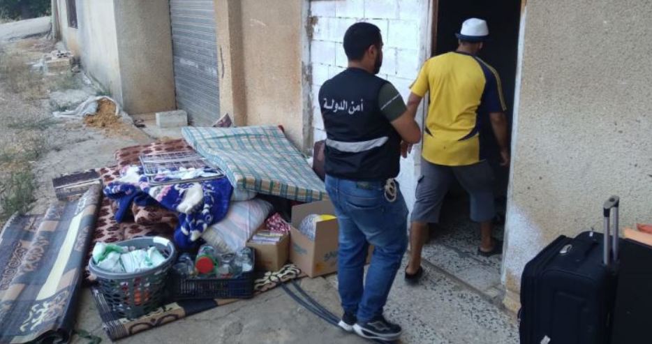 أمن الدولة تجلي "نازحين غير شرعيين" من بصرما