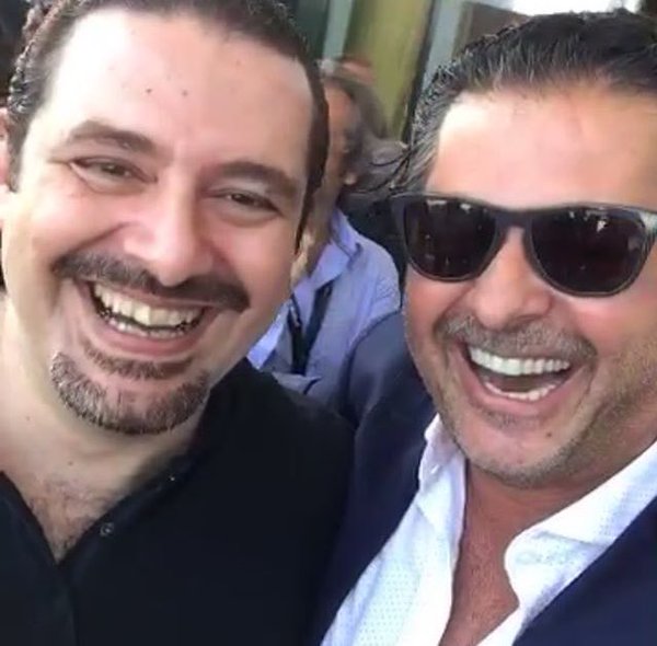 بالصورة.. علامة والحريري سوياً في "عرس بيروت"