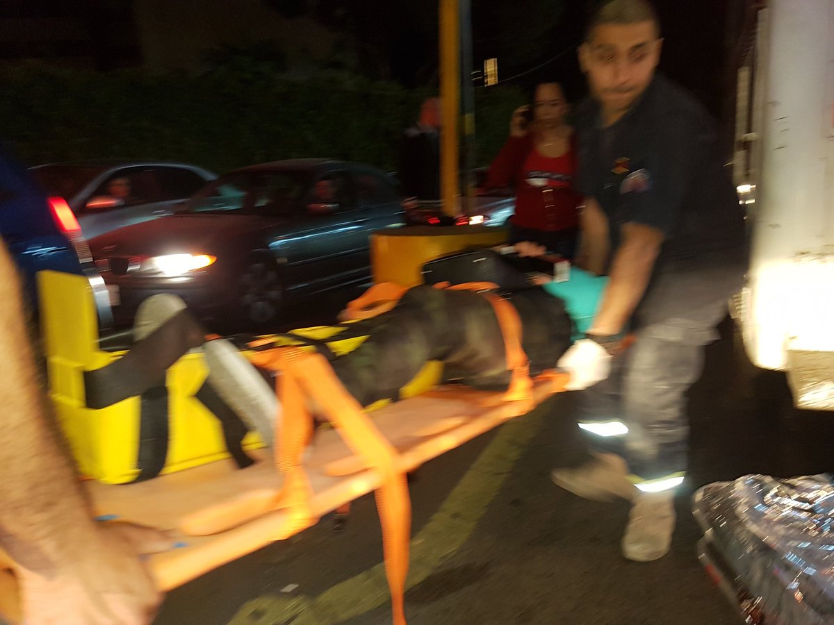 بالصور: جريحة اثر حادث صدم في الدكوانة