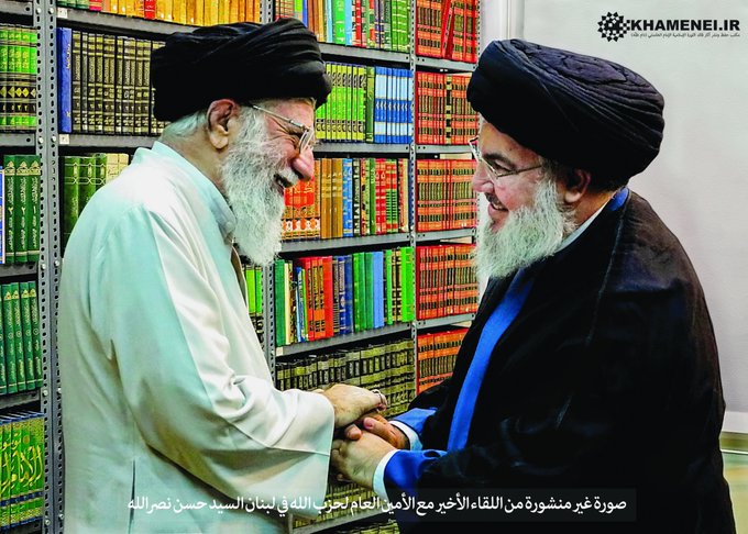 صورة غير منشورة تجمع نصرالله وخامنئي... وهذا ما قاله الاخير