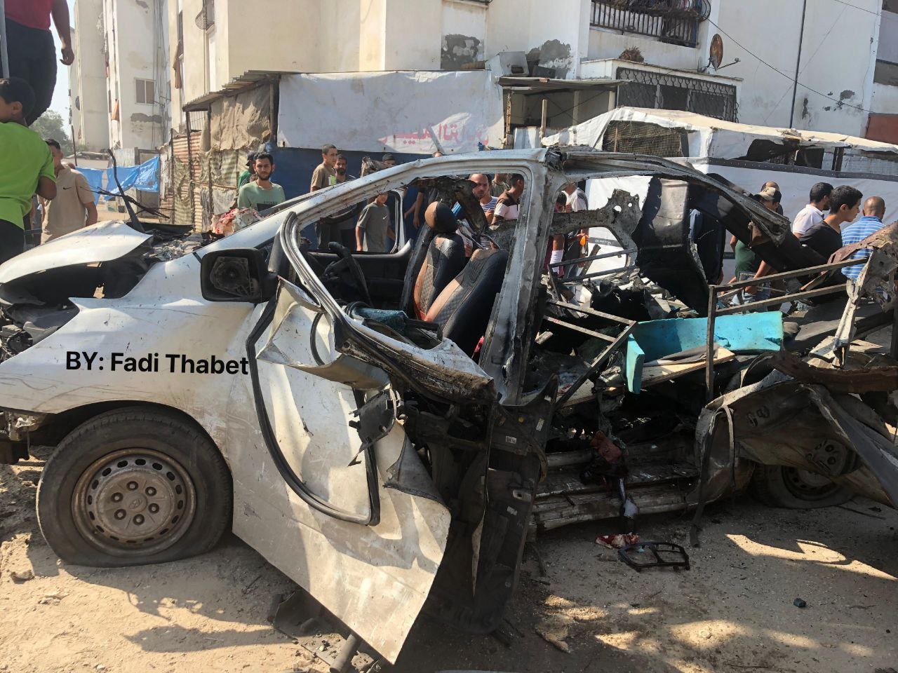 مسيرة إسرائيلية تستهدف مركبة شرطة في غزة (صور) مسيرة إسرائيلية تستهدف مركبة شرطة في غزة (صور)