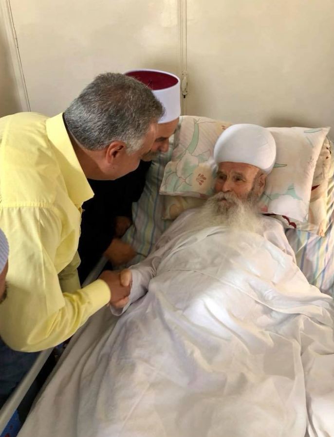 بالصورة: أرسلان يزور الشيخ الصايغ
