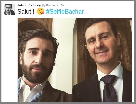 بالصورة: "سيلفي" الأسد التي أشعلت مواقع التواصل!