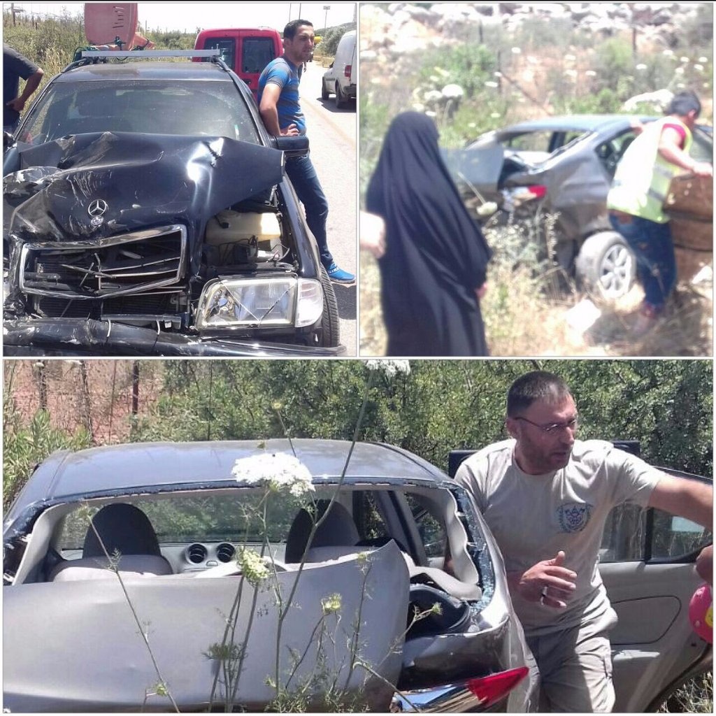 جريحان في حادث سير في كفركلا