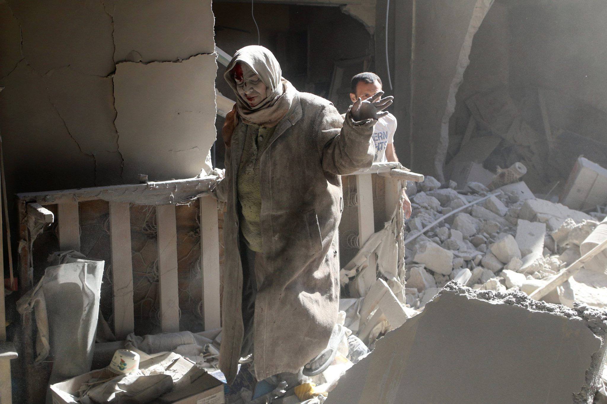 بالصور: مدنيو حلب.. فواتير تدفع بالدم