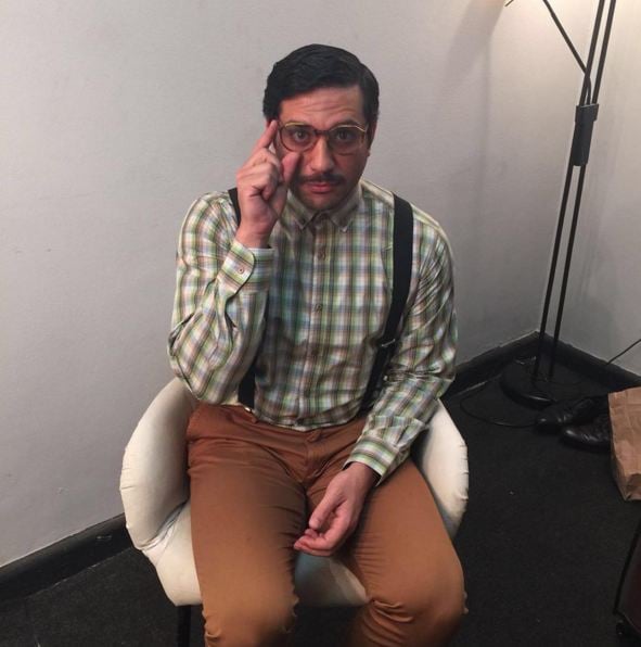 بالصورة.. لوك مضحك لحسن الرداد 