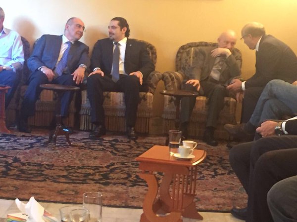 بالصور.. الحريري زار سعيد معزياً 